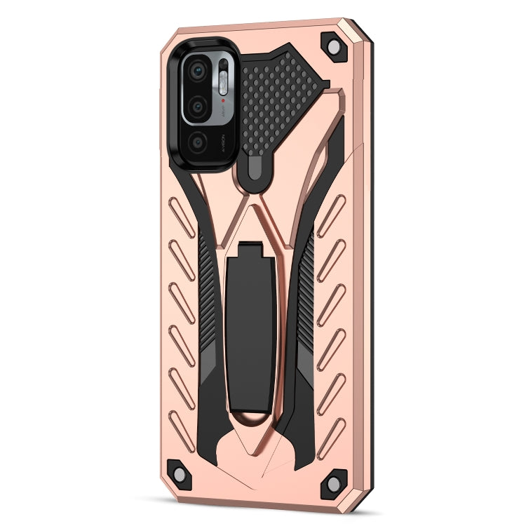 For Xiaomi Redmi Note 10 5G / Poco M3 Pro 5G Shockproof TPU + PC Protective Case with Holder