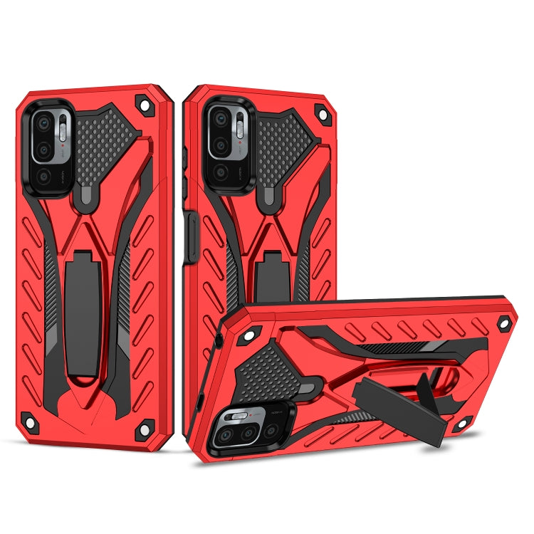 For Xiaomi Redmi Note 10 5G / Poco M3 Pro 5G Shockproof TPU + PC Protective Case with Holder