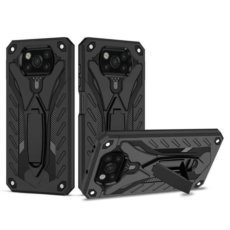 For Xiaomi Poco X3 / X3 NFC / X3 Pro Shockproof TPU + PC Protective Case with Holder