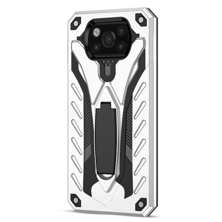 For Xiaomi Poco X3 / X3 NFC / X3 Pro Shockproof TPU + PC Protective Case with Holder