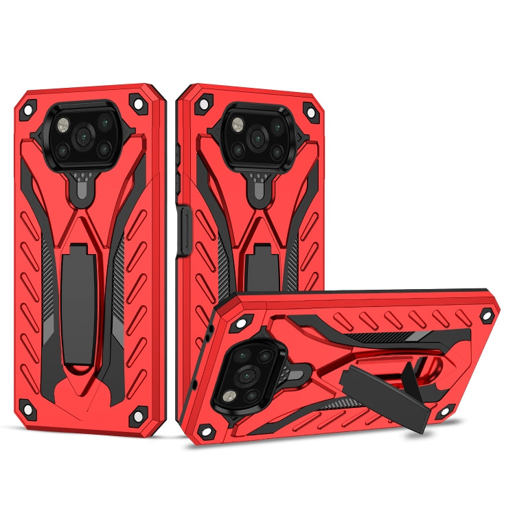 For Xiaomi Poco X3 / X3 NFC / X3 Pro Shockproof TPU + PC Protective Case with Holder