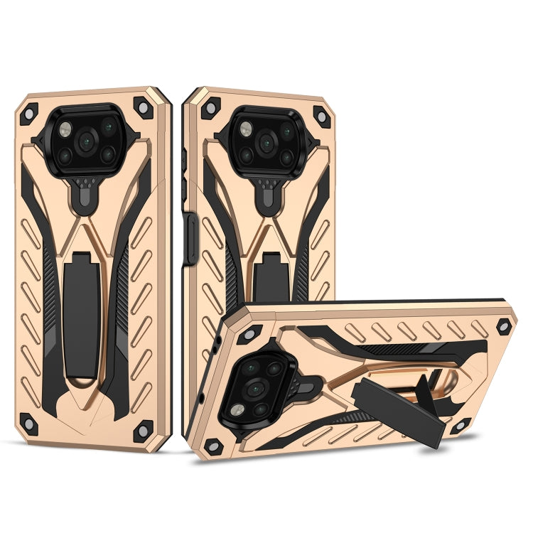 For Xiaomi Poco X3 / X3 NFC / X3 Pro Shockproof TPU + PC Protective Case with Holder
