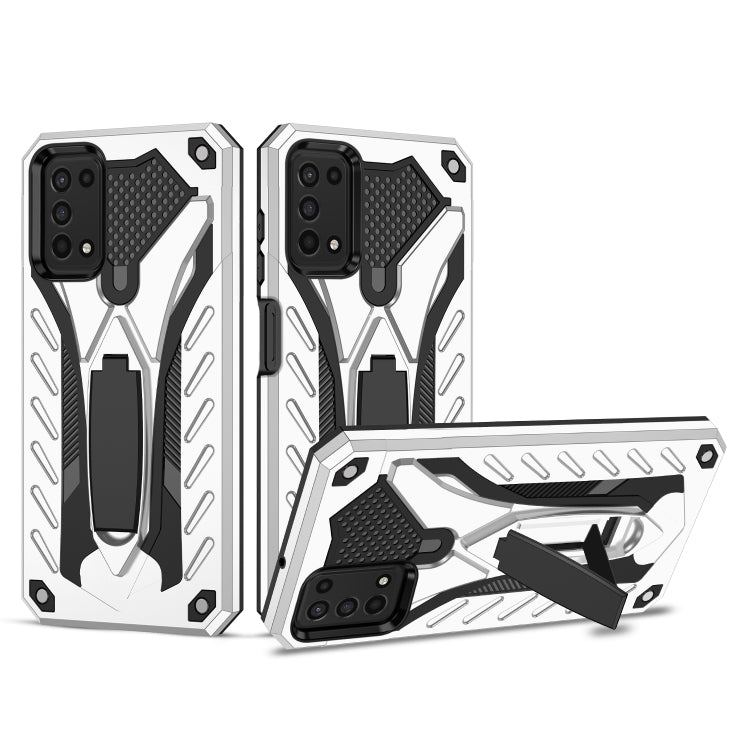 For Samsung Galaxy A03s 164mm Shockproof TPU + PC Protective Case with Holder