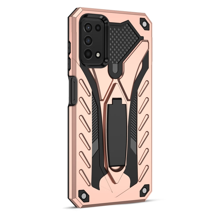 For Samsung Galaxy A03s 164mm Shockproof TPU + PC Protective Case with Holder