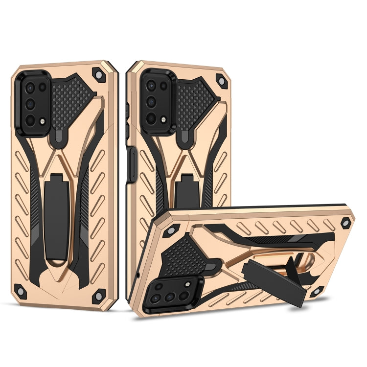For Samsung Galaxy A03s 164mm Shockproof TPU + PC Protective Case with Holder