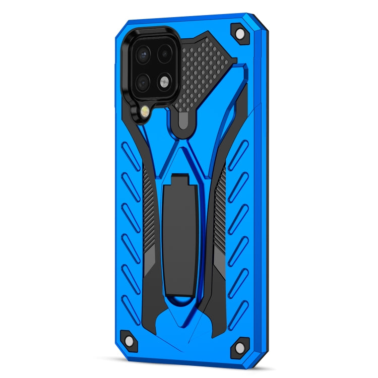 For Samsung Galaxy A22 4G Shockproof TPU + PC Protective Case with Holder