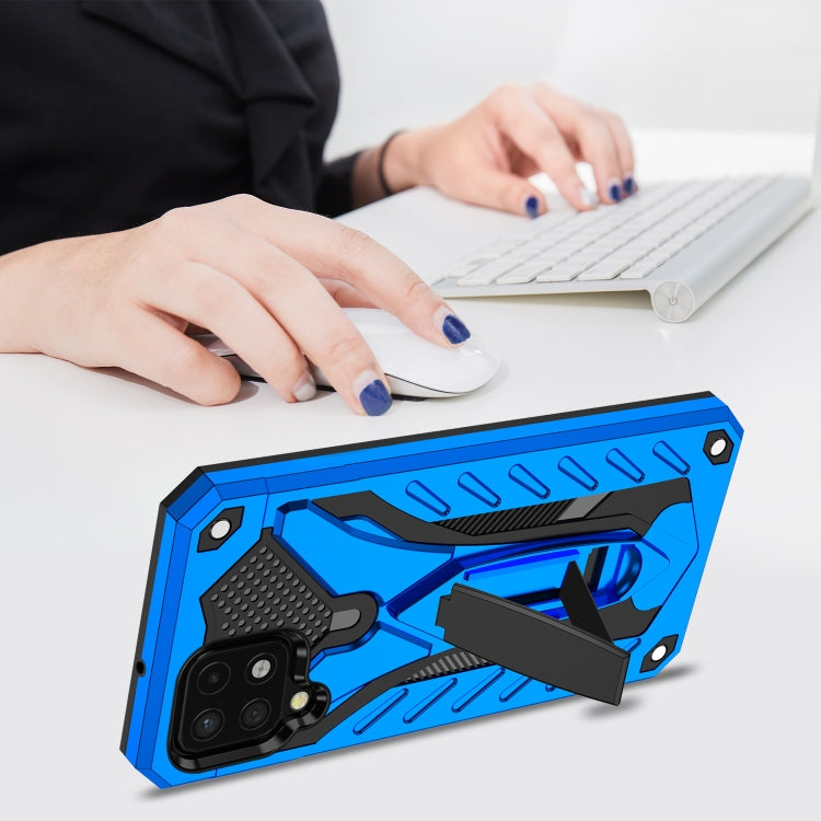 For Samsung Galaxy A22 4G Shockproof TPU + PC Protective Case with Holder