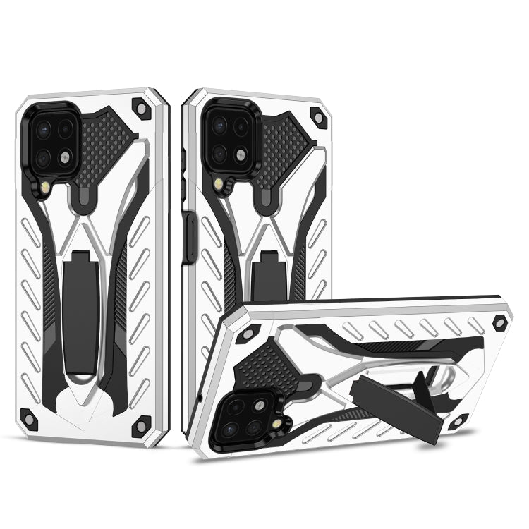 For Samsung Galaxy A22 4G Shockproof TPU + PC Protective Case with Holder