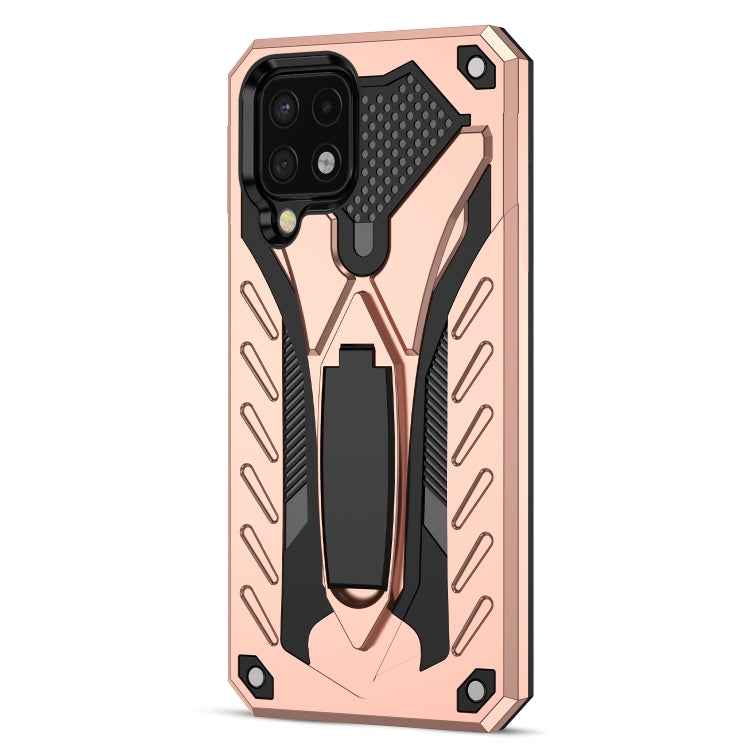 For Samsung Galaxy A22 4G Shockproof TPU + PC Protective Case with Holder