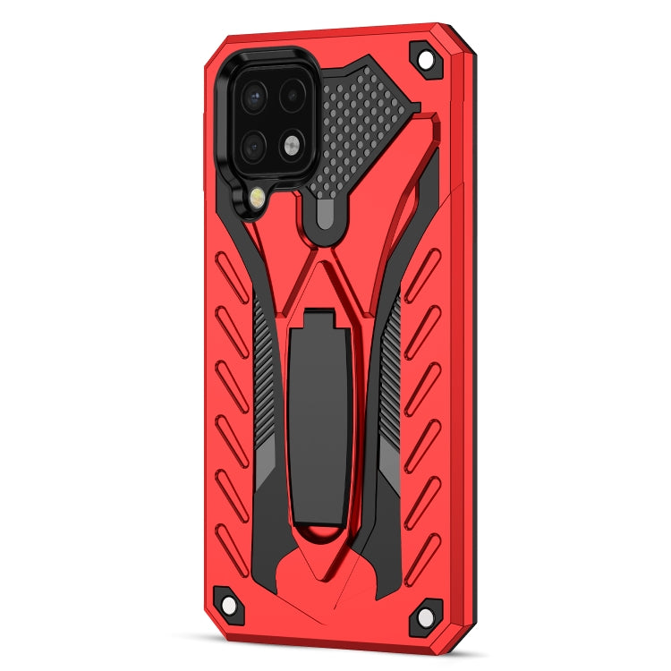For Samsung Galaxy A22 4G Shockproof TPU + PC Protective Case with Holder