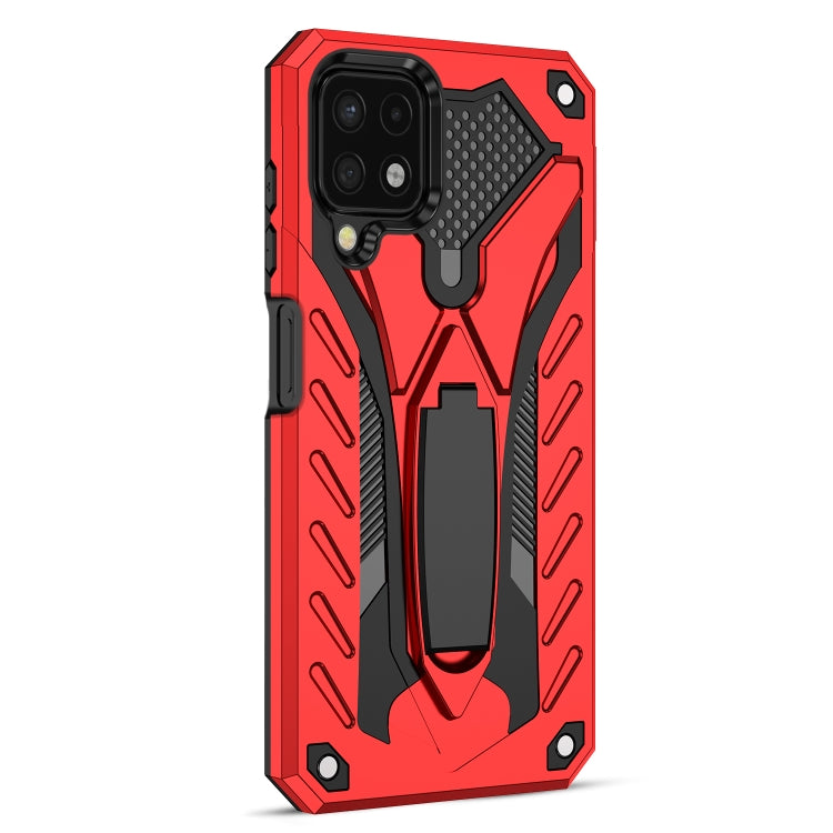 For Samsung Galaxy A22 4G Shockproof TPU + PC Protective Case with Holder