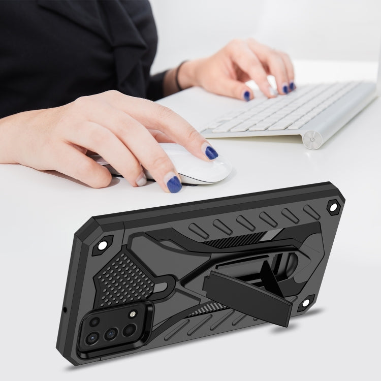 For Samsung Galaxy A03s 166mm Shockproof TPU + PC Protective Case with Holder
