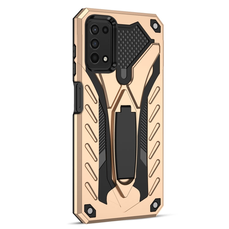 For Samsung Galaxy A03s 166mm Shockproof TPU + PC Protective Case with Holder