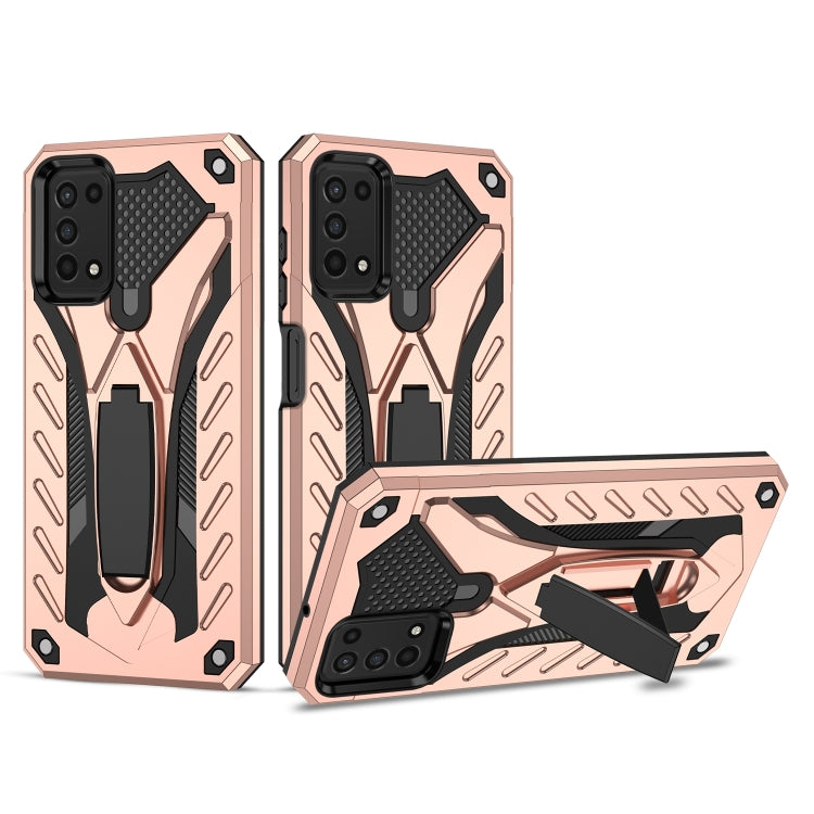 For Samsung Galaxy A03s 166mm Shockproof TPU + PC Protective Case with Holder