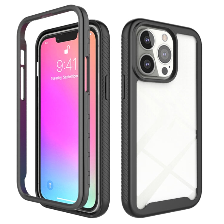 For iPhone 13 Starry Sky Solid Color Series Shockproof PC + TPU Protective Case