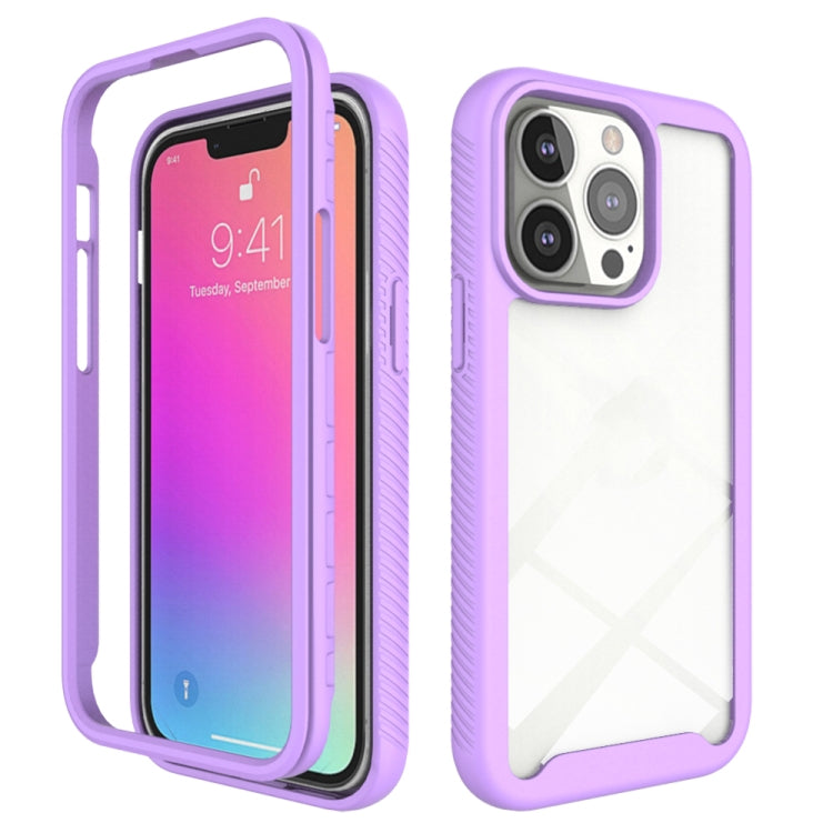 For iPhone 13 Starry Sky Solid Color Series Shockproof PC + TPU Protective Case