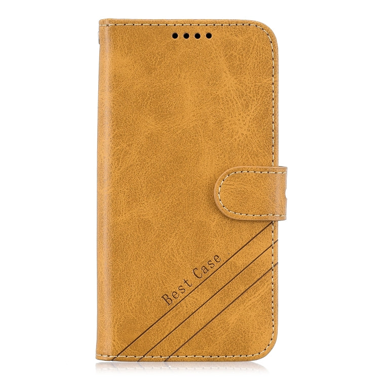 For iPhone 13 mini Stitching Style 2-Color Cow Texture Horizontal Flip PU Leather Case with Holder & Card Slot & Lanyard