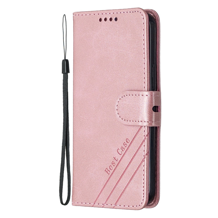 For iPhone 13 mini Stitching Style 2-Color Cow Texture Horizontal Flip PU Leather Case with Holder & Card Slot & Lanyard