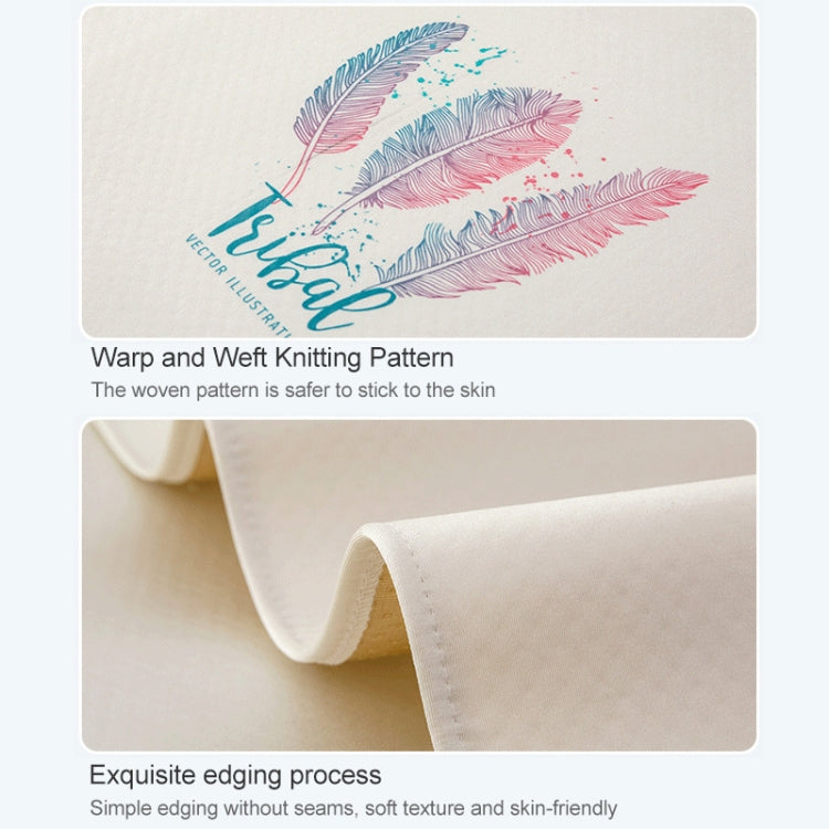 Feather Pattern Summer Ice Silk Non-slip Full Coverage Sofa Cover, Size:110x160cm
