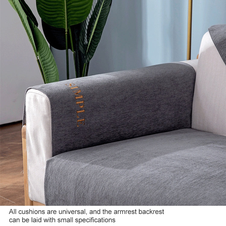 Four Seasons Universal Simple Chenille Non-slip Sofa Cover, Size:110x180cm
