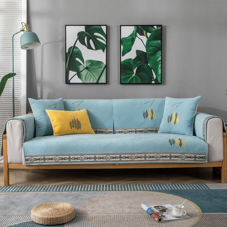 Four Seasons Universal Chenille Non-slip Full Coverage Sofa Cover, Size:70x210cm