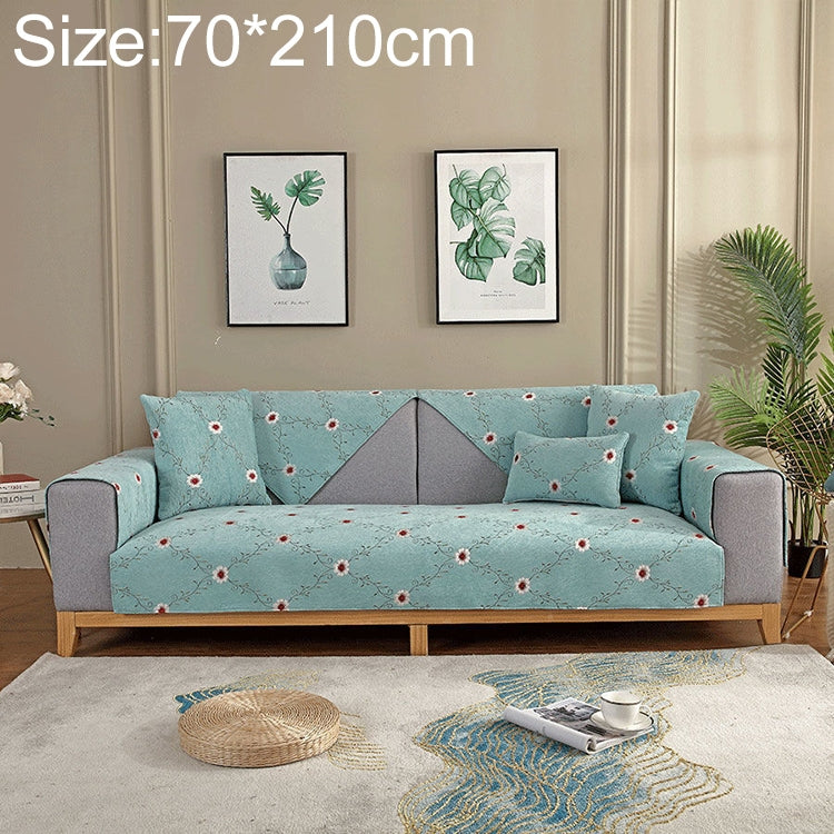 Four Seasons Universal Chenille Non-slip Full Coverage Sofa Cover, Size:70x210cm