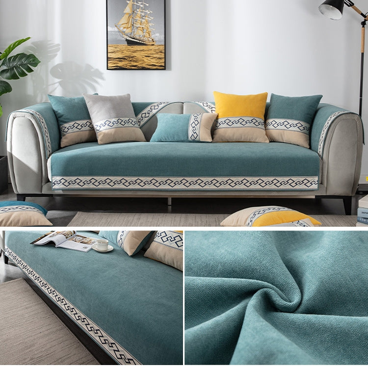 Four Seasons Universal Chenille Non-slip Full Coverage Sofa Cover, Size:90x120cm