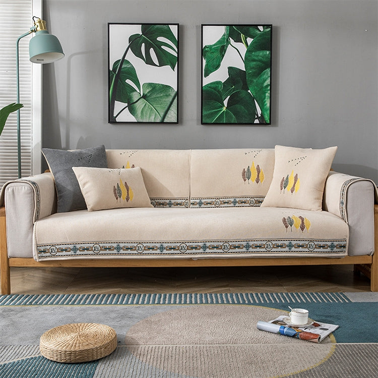 Four Seasons Universal Chenille Non-slip Full Coverage Sofa Cover, Size:90x160cm