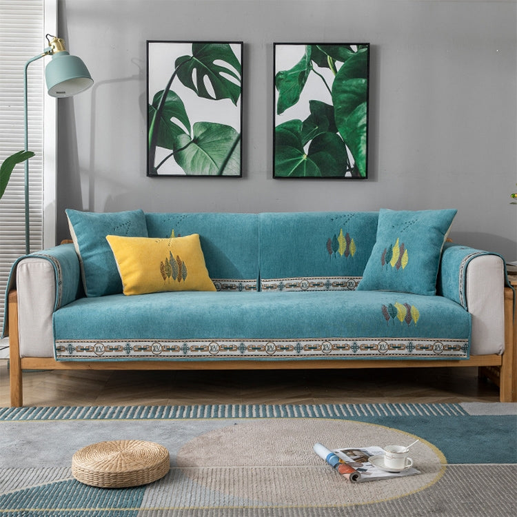 Four Seasons Universal Chenille Non-slip Full Coverage Sofa Cover, Size:90x240cm