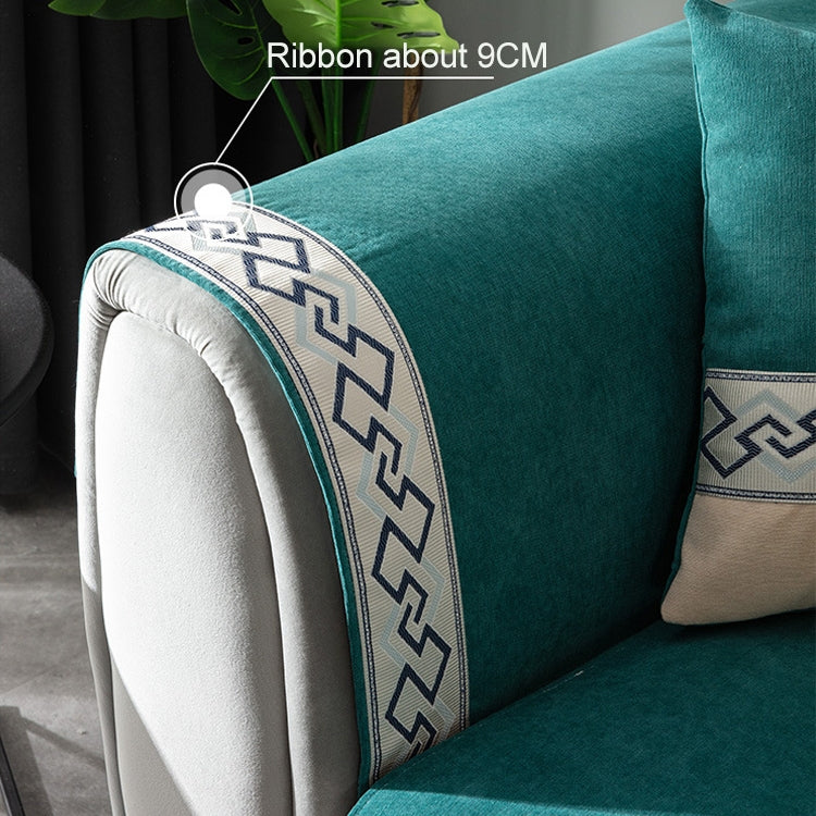 Four Seasons Universal Chenille Non-slip Full Coverage Sofa Cover, Size:90x240cm