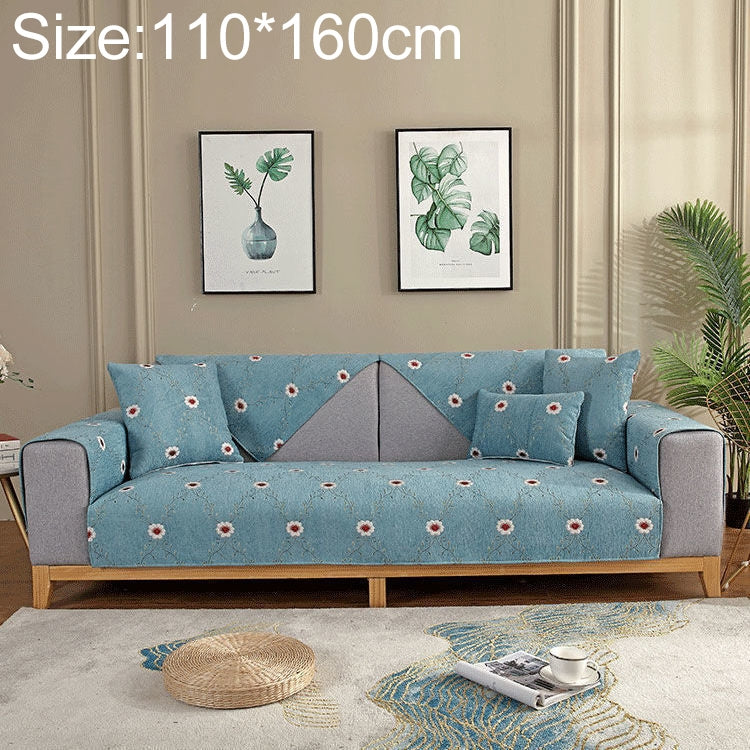 Four Seasons Universal Chenille Non-slip Full Coverage Sofa Cover, Size:110x160cm