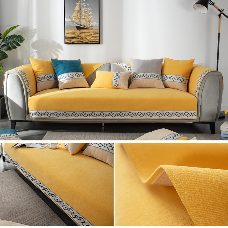 Four Seasons Universal Chenille Non-slip Full Coverage Sofa Cover, Size:110x160cm