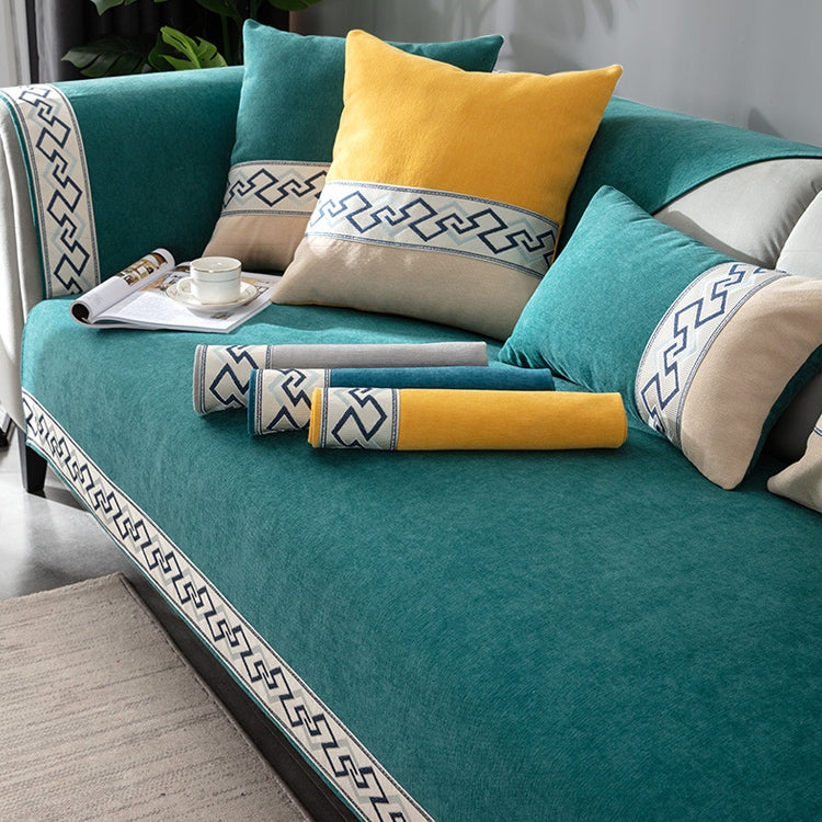 Four Seasons Universal Chenille Non-slip Full Coverage Sofa Cover, Size:110x240cm
