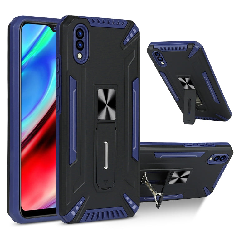 For vivo Y93 War-god Armor TPU + PC Shockproof Magnetic Protective Case with Folding Holder