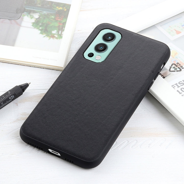 For OnePlus Nord 2 5G Lambskin Texture Protective Case