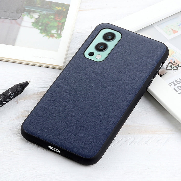 For OnePlus Nord 2 5G Lambskin Texture Protective Case