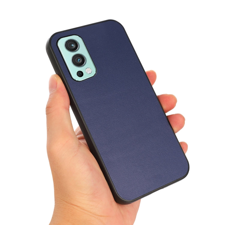 For OnePlus Nord 2 5G Lambskin Texture Protective Case