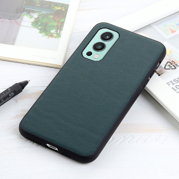 For OnePlus Nord 2 5G Lambskin Texture Protective Case