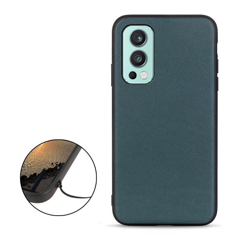For OnePlus Nord 2 5G Lambskin Texture Protective Case