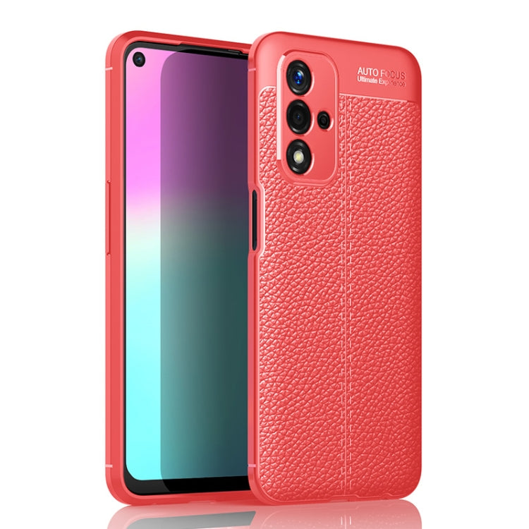 For OPPO A93s 5G Litchi Texture TPU Shockproof Case