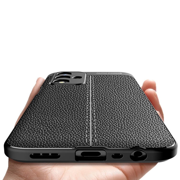 For OPPO A93s 5G Litchi Texture TPU Shockproof Case