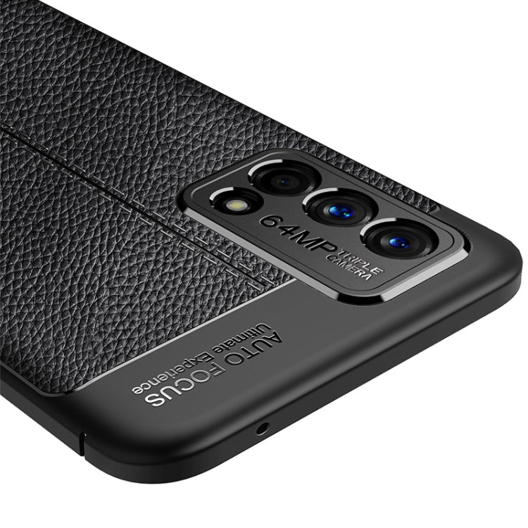 For OPPO Realme Q3 Pro 5G Carnival Version Litchi Texture TPU Shockproof Case