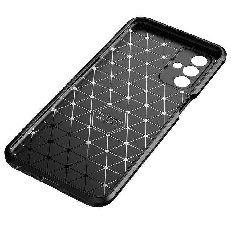 For OPPO A93s 5G Carbon Fiber Texture Shockproof TPU Case