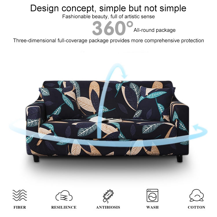 Double Seat Living Room Four Seasons Elastic Full Coverage Non-slip Sofa Cover, Size: 145 x 185cm