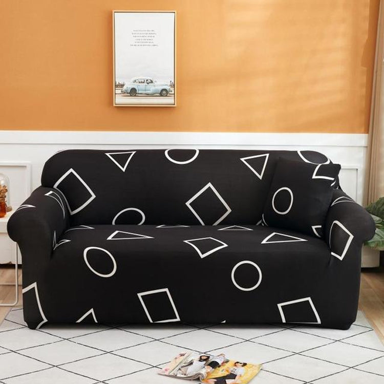 Double Seat Living Room Four Seasons Elastic Full Coverage Non-slip Sofa Cover, Size: 145 x 185cm