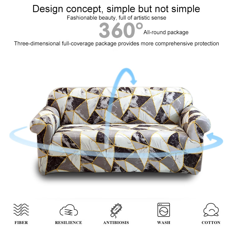 Double Seat Living Room Four Seasons Elastic Full Coverage Non-slip Sofa Cover, Size: 145 x 185cm