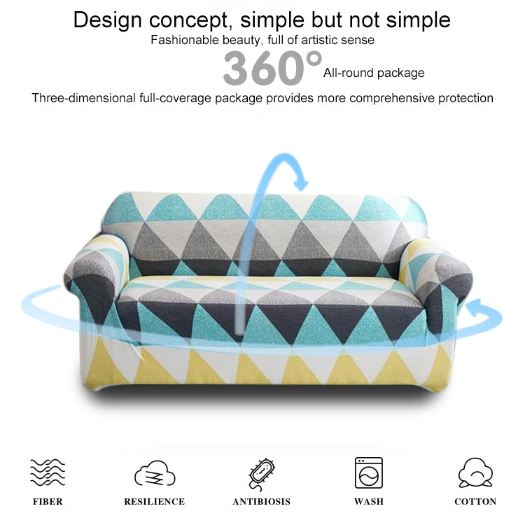 Double Seat Living Room Four Seasons Elastic Full Coverage Non-slip Sofa Cover, Size: 145 x 185cm