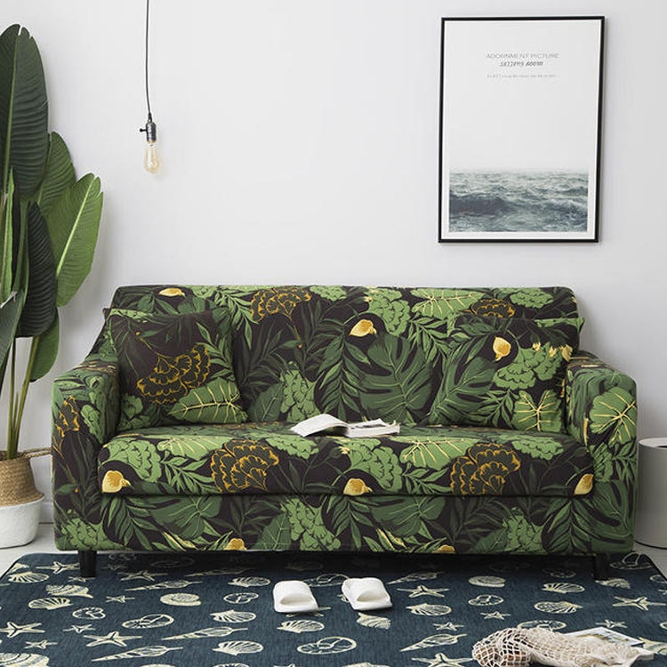 Double Seat Living Room Four Seasons Elastic Full Coverage Non-slip Sofa Cover, Size: 145 x 185cm