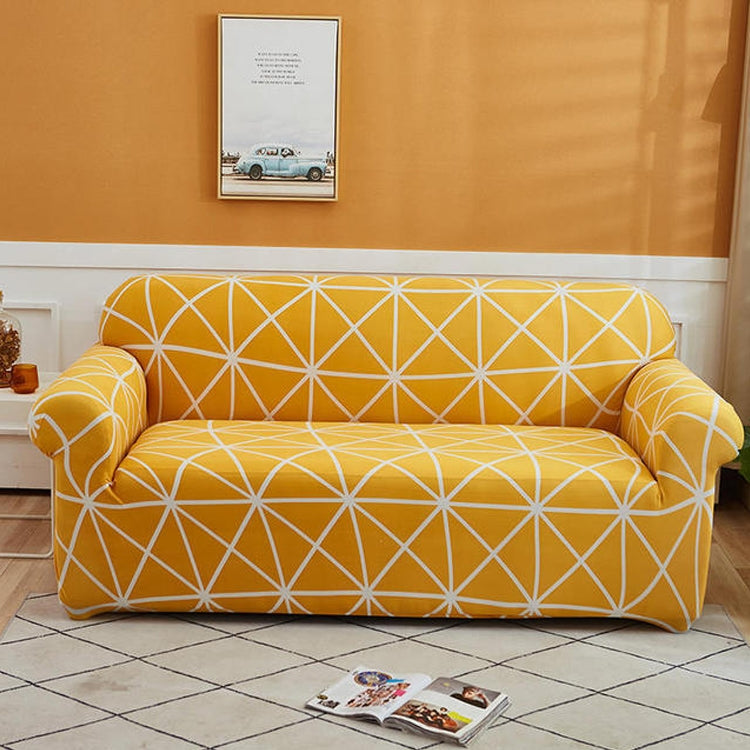 Double Seat Living Room Four Seasons Elastic Full Coverage Non-slip Sofa Cover, Size: 145 x 185cm
