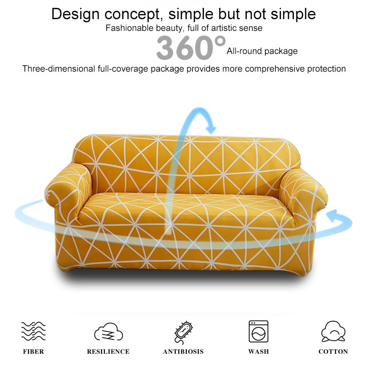 Double Seat Living Room Four Seasons Elastic Full Coverage Non-slip Sofa Cover, Size: 145 x 185cm